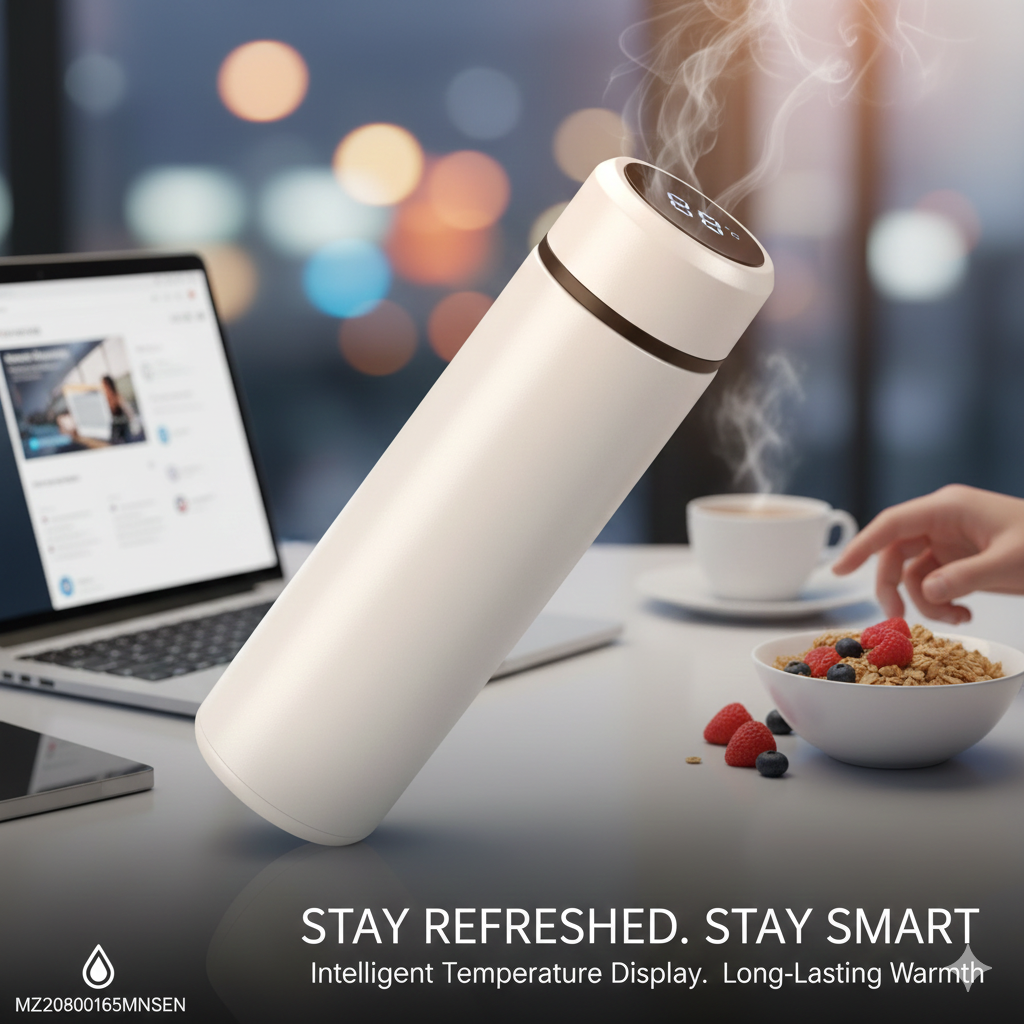 Smart Temperature Thermos Bottle - 500ml