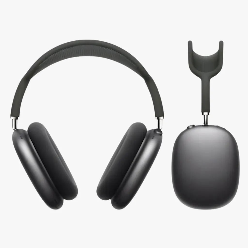 AirPods Max Wireless Bluetooth Headphones | Premium Sound, Apple-Style Design, Leather Case – iPhone Compatible